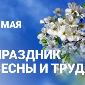 Администрация Тамбовской областной детской клинической больницы поздравляет с Праздником Весны и Труда!